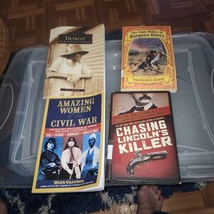 LOT OF 4 MISCELLANEOUS PERIOD BOOKS HISTORY GOOD READS